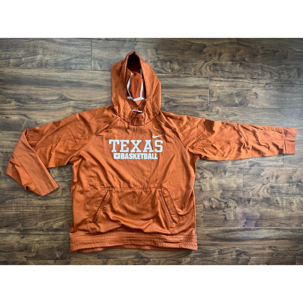 Nike UT Texas Basketball Hoodie Sweater Pullover XL